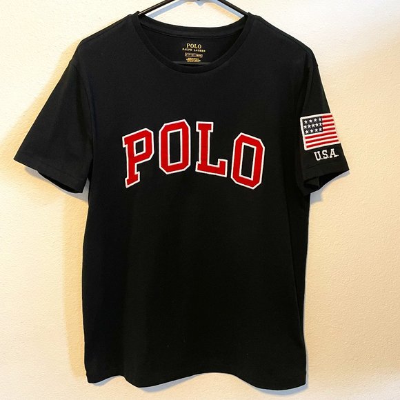 Polo Ralph Lauren Other - Polo Spell Out T-Shirt Flag USA